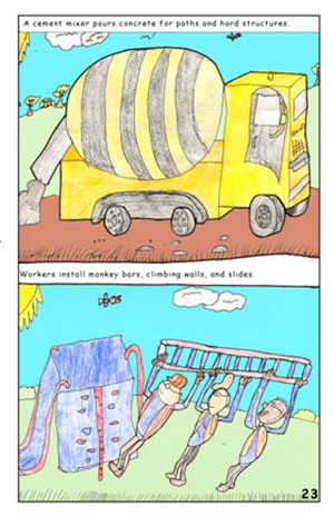 Inside page of How Is a City Park Made?