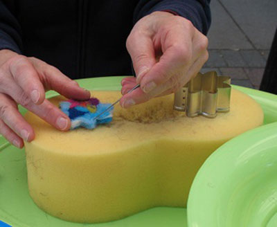 Needle felting