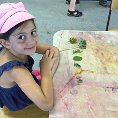 'Art time' at Lumsden Beach Camp