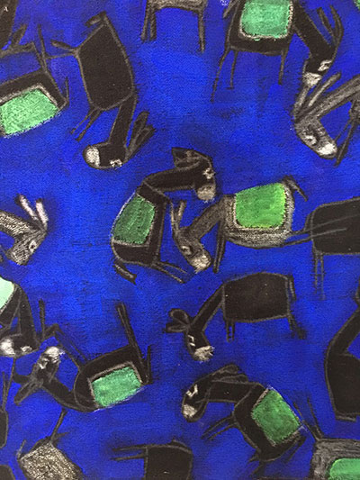 Cynthia Blanchette - Donkey Parking Lot II (2017)