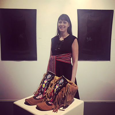 Sarah Timewell, curator of The Darkened Sky