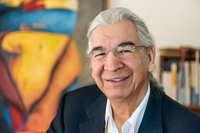 Arts and Learning Award Recipient Joseph Naytowhow.