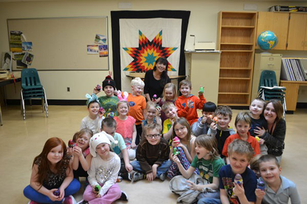 A class at Midale Central School