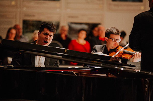 Jeremy Dutcher performs at the Forward Currents Festival
