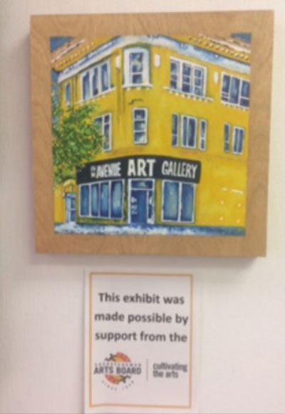 Exhbits from the On the Avenue Art Gallery