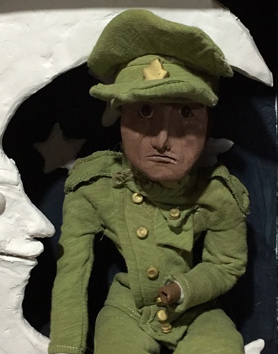 A World War I soldier figurine