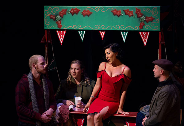 Andrea performs the role of Musetta in Saskatoon Opera's production of La Bohème by Giacomo Puccini