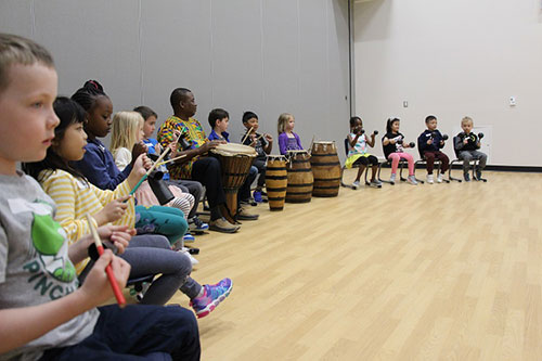 Ghanaian drumming with Godknows Kummasah