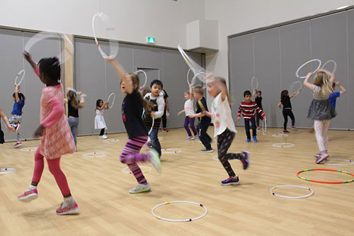 Hoop dancing with Terrance Littletent
