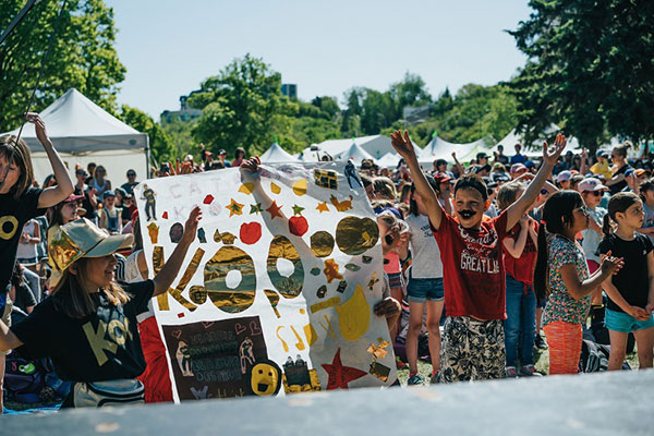 Celebrants at the 2019 Nutrien Children's Festival of Saskatchewan
