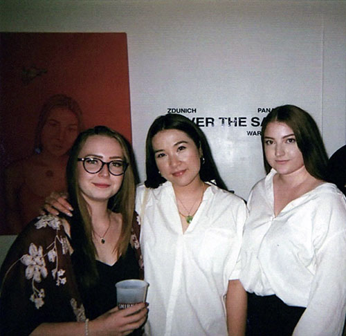 Left to right: Kelsey Ford, Lauren Warrington, Emily Zdunich