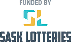 Funded by Sask Lotteries logo