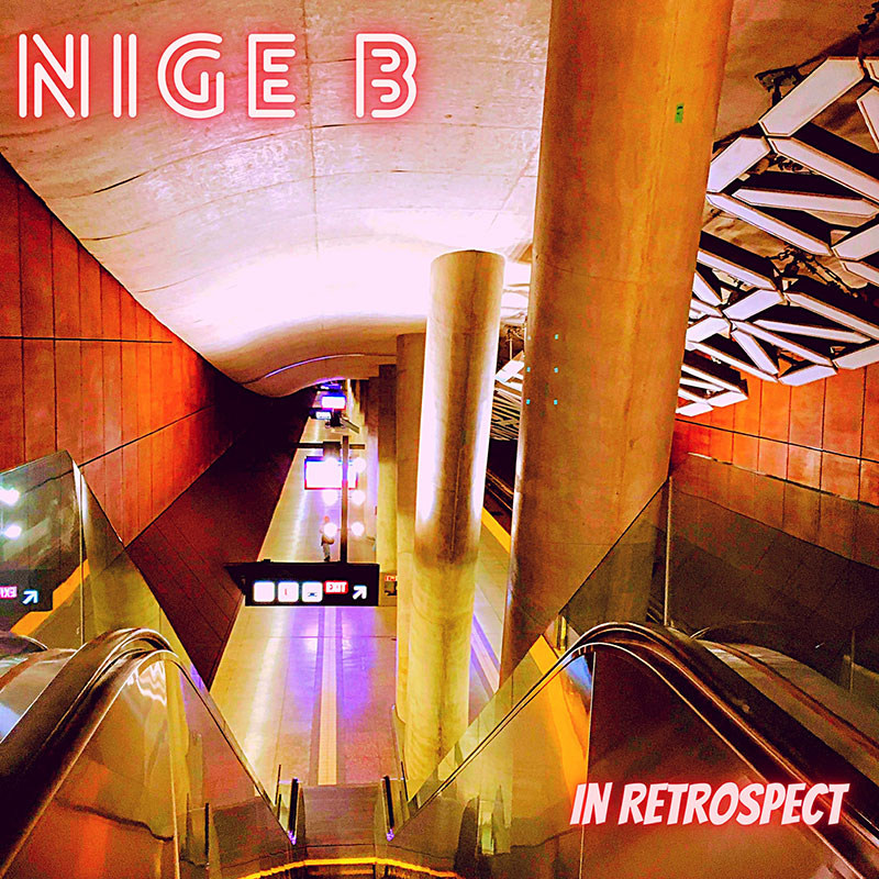 Nige B - Picture of artwork showing a staircase
