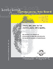 SK Arts Annual Report: 2001-02