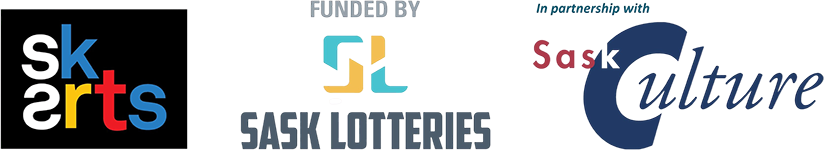 SK Arts, Sask Lotteries, and Sask Culture logos (color)